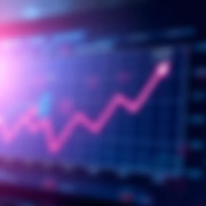 DKNG Financial Report A graph showing DKNG's financial performance expectations with a downward trend, symbolizing the impact of FLUT's guidance drop.