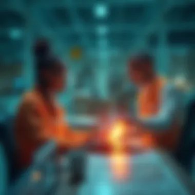 Two separate project teams working simultaneously on the same project, analyzing data to reduce variance.