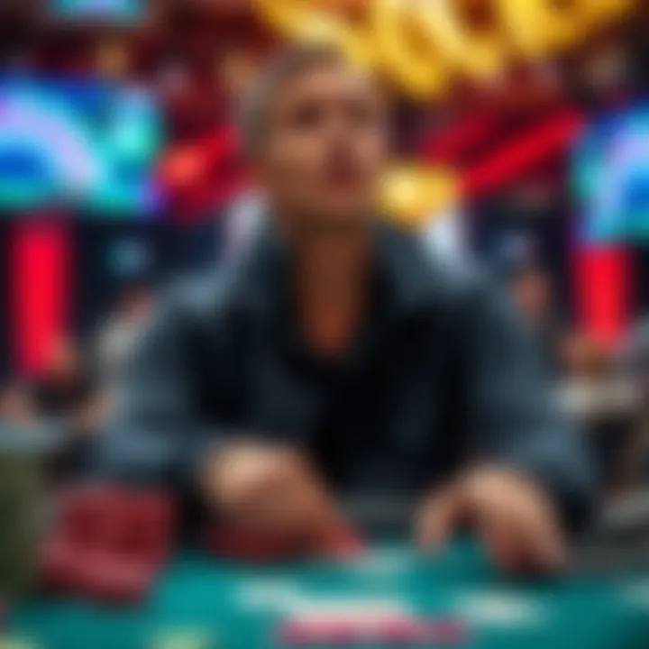 Doug Polk sitting at a poker table with focused expression, reflecting on his routine change, surrounded by poker chips and cards.