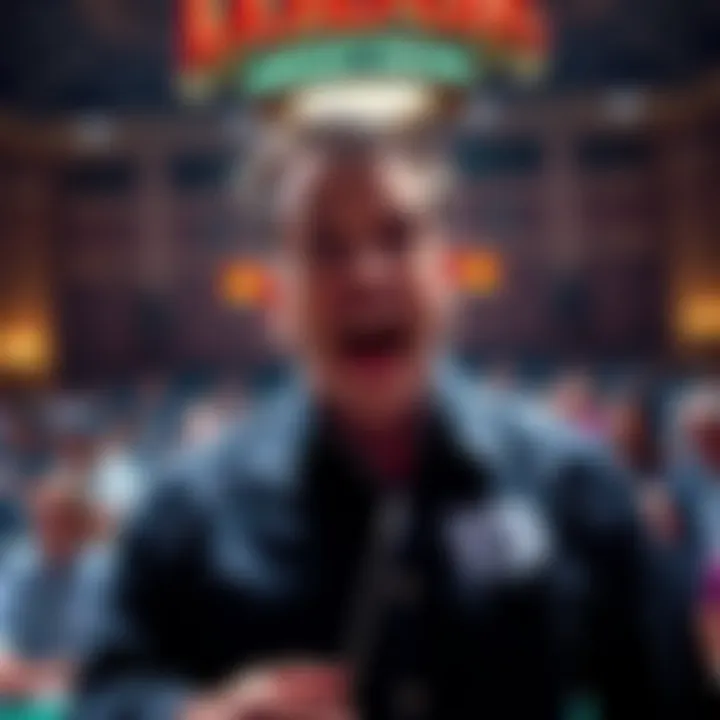 Doug Polk Leaves The Lodge Doug Polk announcing his departure from The Lodge with a surprised audience in the background