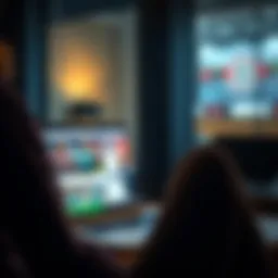 A person considering a deposit bonus while looking at a laptop with Draftking's website open