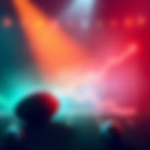 Graph showing projected growth for DraftKings stocks with football theme