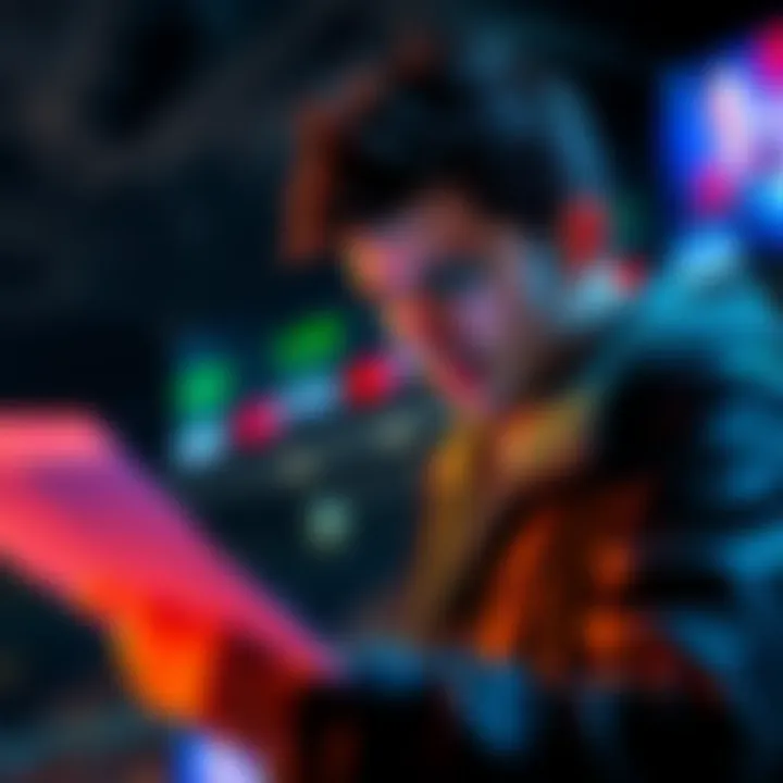 A person looking at DraftKings winnings and tax documents in Massachusetts