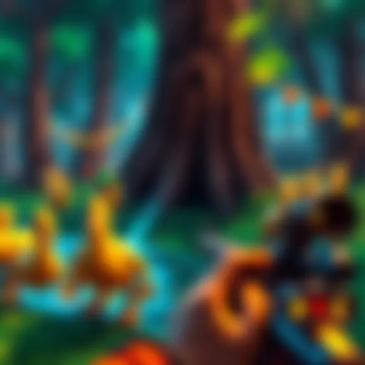 A screenshot showing Duck Hunt gameplay with a player aiming at ducks