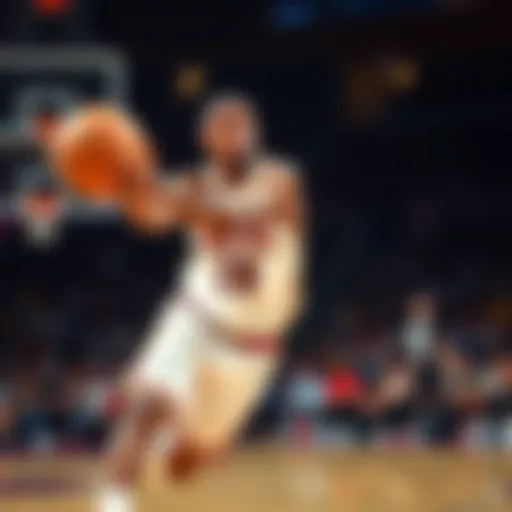 Dyson Daniels making a precise assist on the court while playing basketball