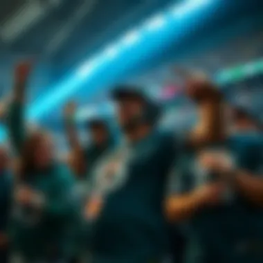 Eagles fans celebrate their team's strong betting odds of -3.5 against a 40-year-old backup quarterback during Monday Night Football.