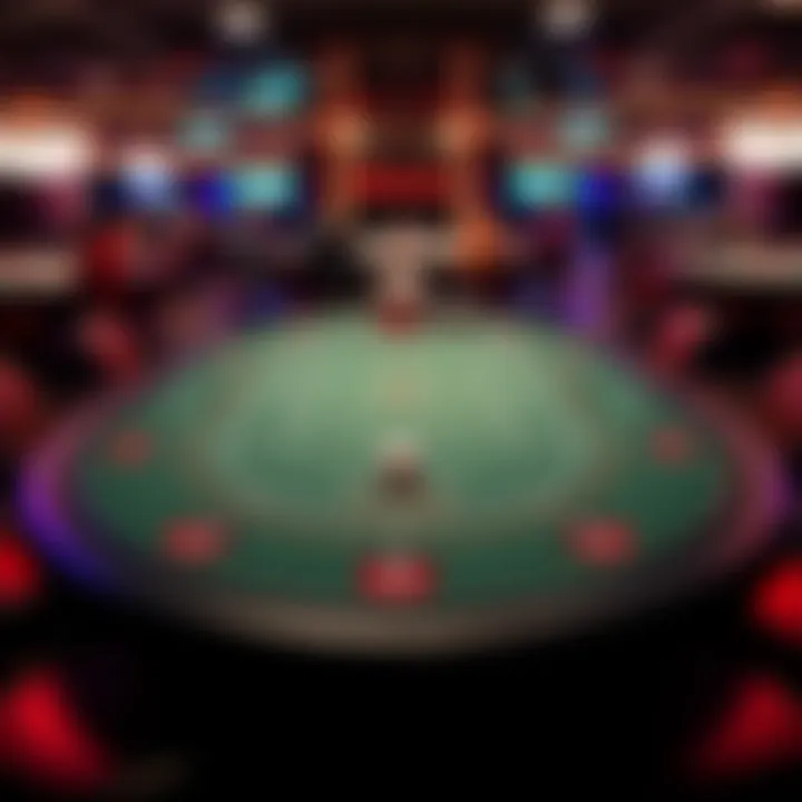 Empty Omaha Poker Table An empty Omaha poker table on PokerStars with no players, contrasting with a busy table on GGPoker.