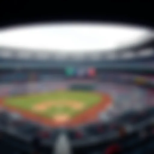 An empty baseball stadium with scattered fans in the stands, showcasing the decline in attendance during the MLB 2025 season.