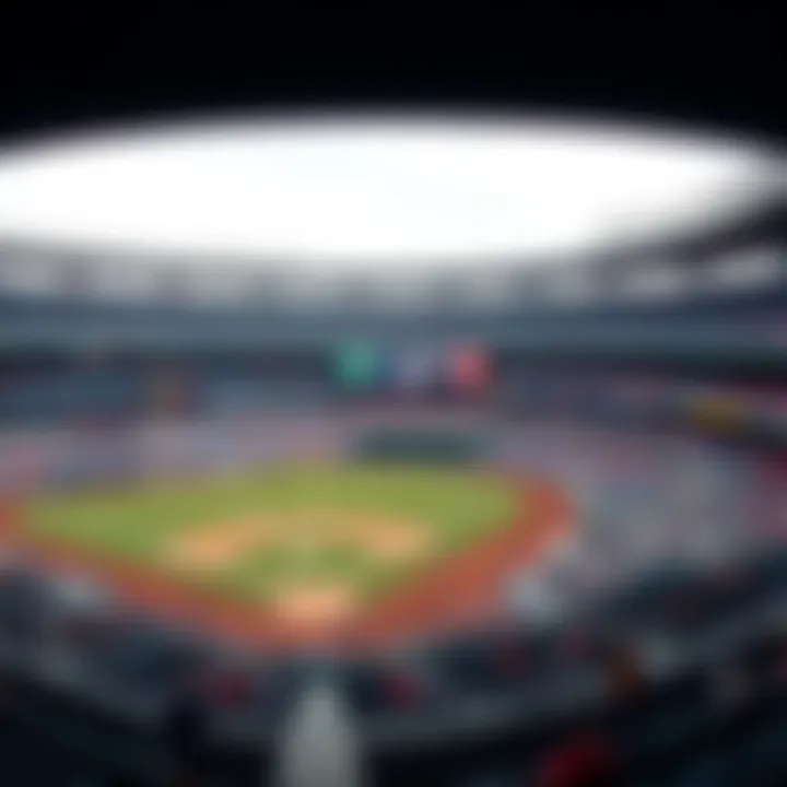 An empty baseball stadium with scattered fans in the stands, showcasing the decline in attendance during the MLB 2025 season.