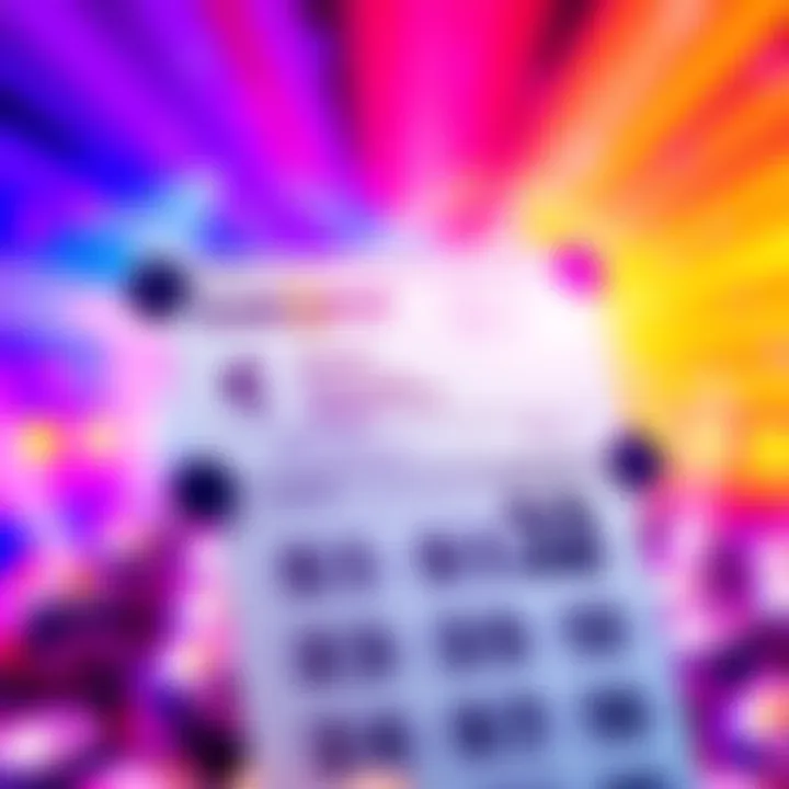 A Eurojackpot lottery ticket displayed with selected numbers and a bright background