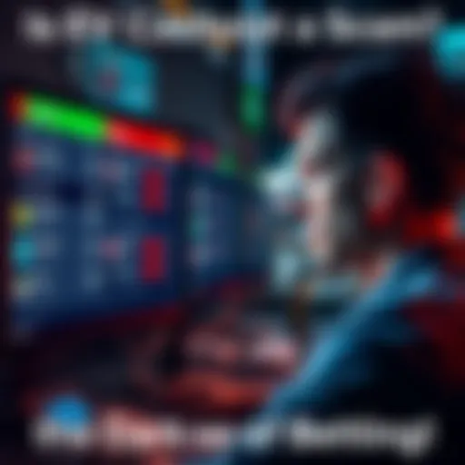 A person looking at a computer screen showing betting options with a cashout button highlighted, looking puzzled.