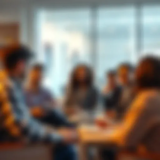 A group of people discussing amateur references and their impact on various topics in a casual setting.