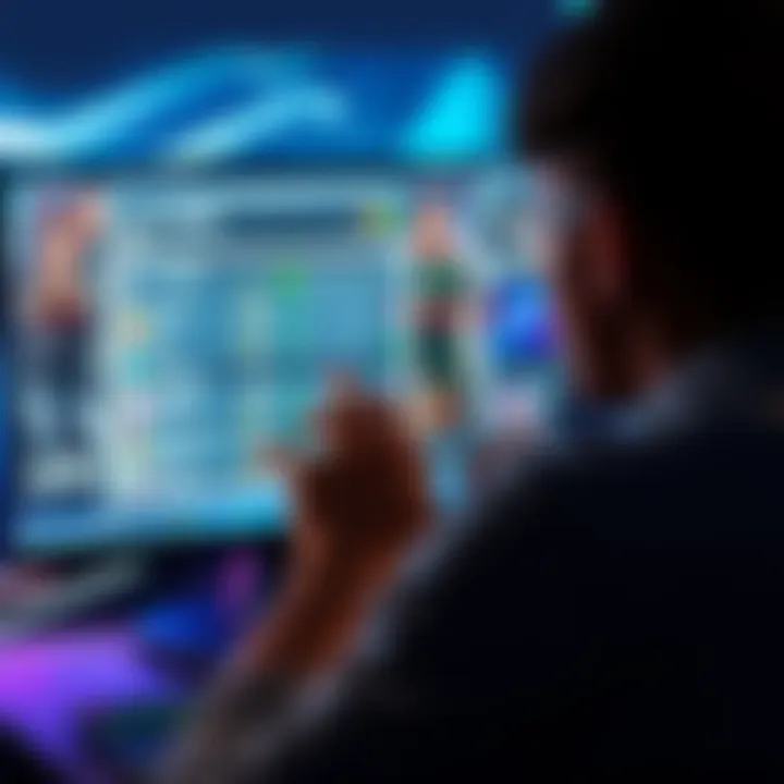 A person looking at a computer screen with a webpage showing player rankings and scores, questioning the reliability of the information displayed.