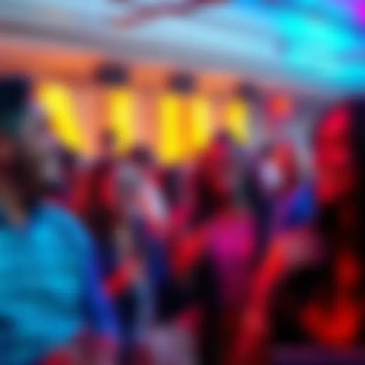 Participants enjoying the lively atmosphere at a recent event, showcasing smiles and excitement.