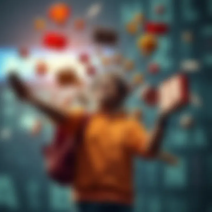 A person juggling multiple tasks at once, representing the culture of excess in modern life.