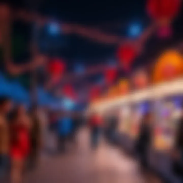 People preparing for a new season of events with decorations and activities.