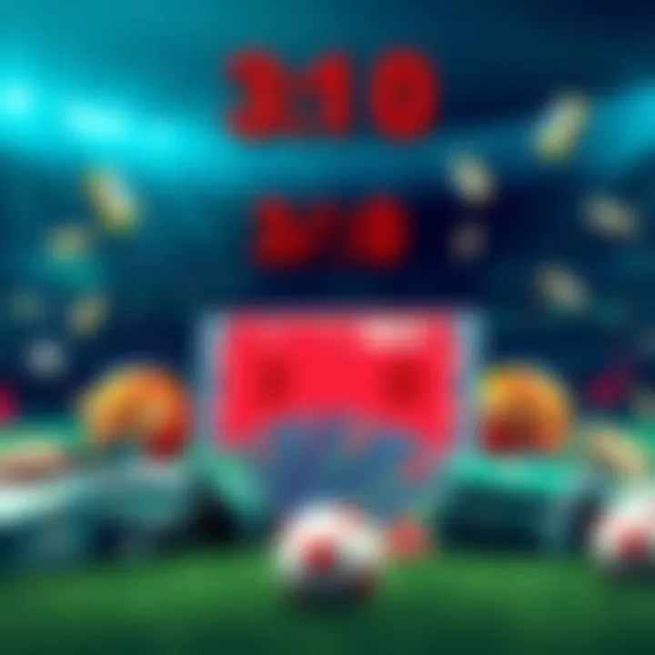 Exciting Betting Results A graphic showing a winning betting slip with a score of 3-0 and cash rewards around it