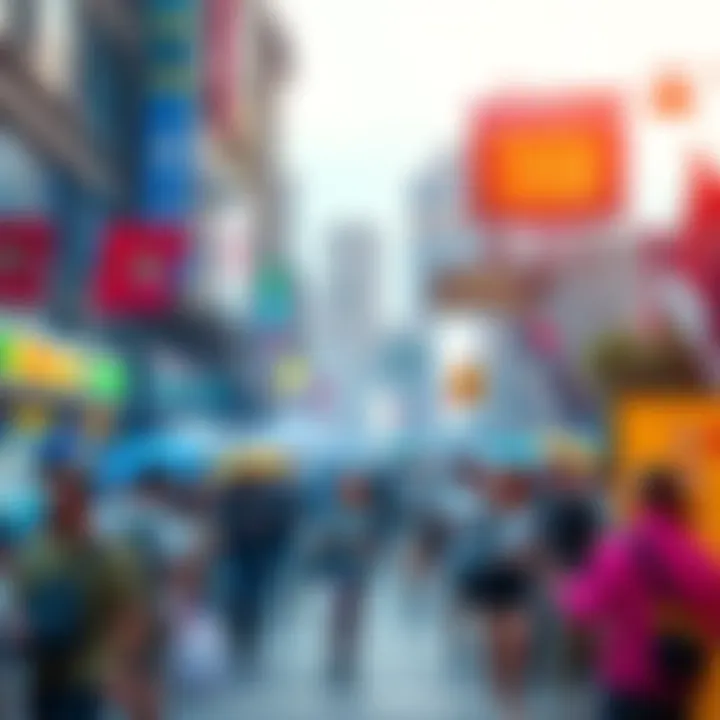 People enjoying various fun activities and events in a lively city setting