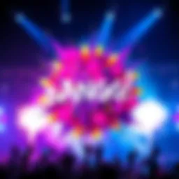 Colorful explosion graphic representing the event 'BANGGGGGG'