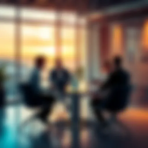 Experts seated around a table engaging in a discussion about vacations, social challenges, and opportunities