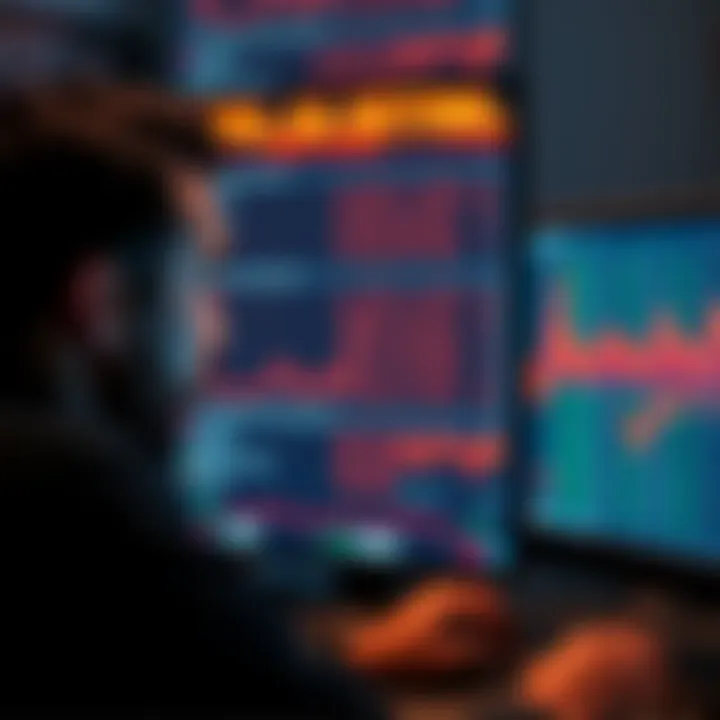 A concerned person looking at a computer screen filled with misleading sports statistics related to WNBA betting.