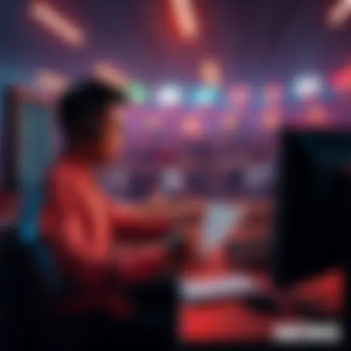 A person analyzing betting odds on a famous player with a computer and notepad.