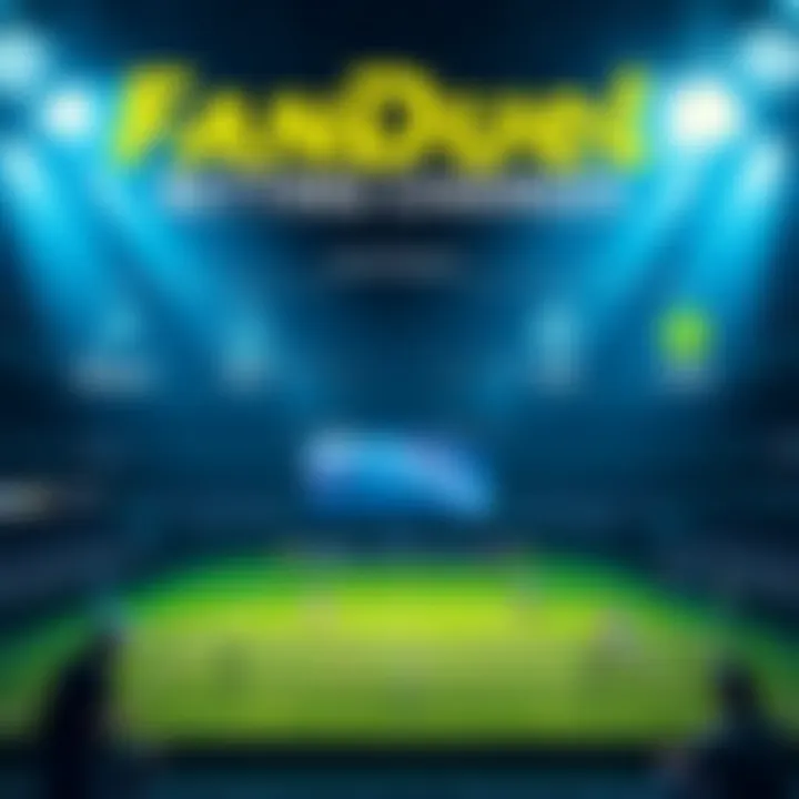 A graphic showing the new features of FanDuel's betting system, highlighting tennis betting options and strategies.