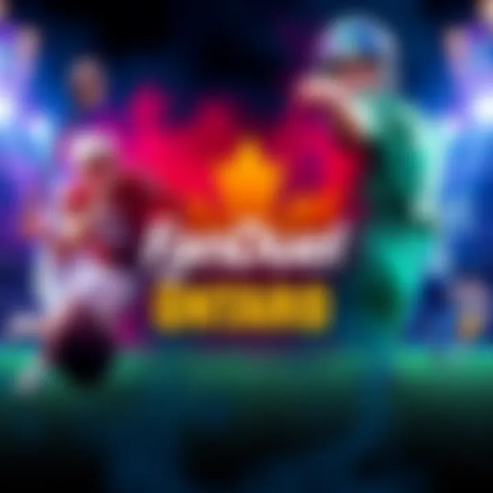 A vibrant graphic showcasing FanDuel's $20 bonus and $100 betting credits for Ontario players with eye-catching colors and sports imagery.