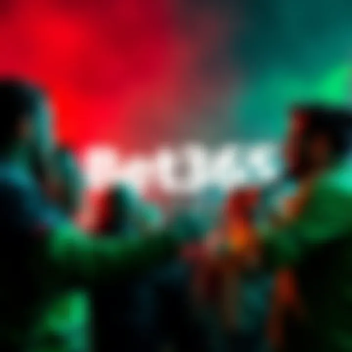 Group of football fans sharing opinions about Bet365's Superboost promotion for the Super Bowl