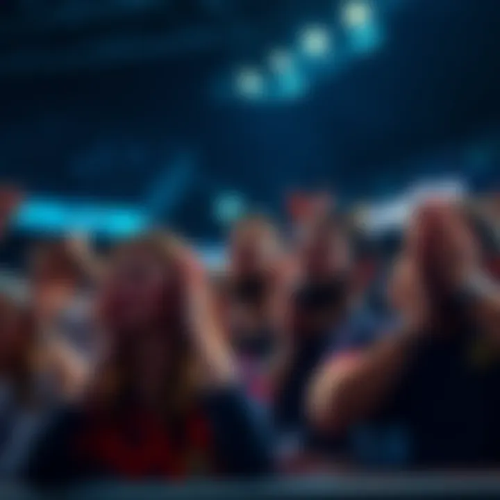 Disappointed fans showing their emotions after a game lost at the last second