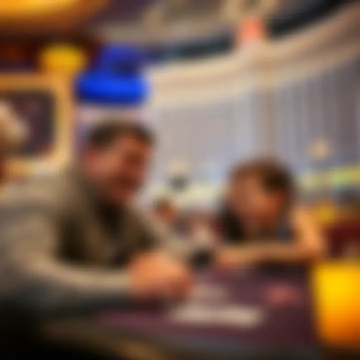 A father and son enjoy a game of poker at the Bellagio, sharing laughs and excitement over a $700 pot.