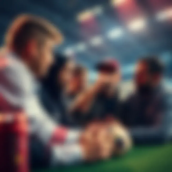 People discussing their favorite underdog in sports betting