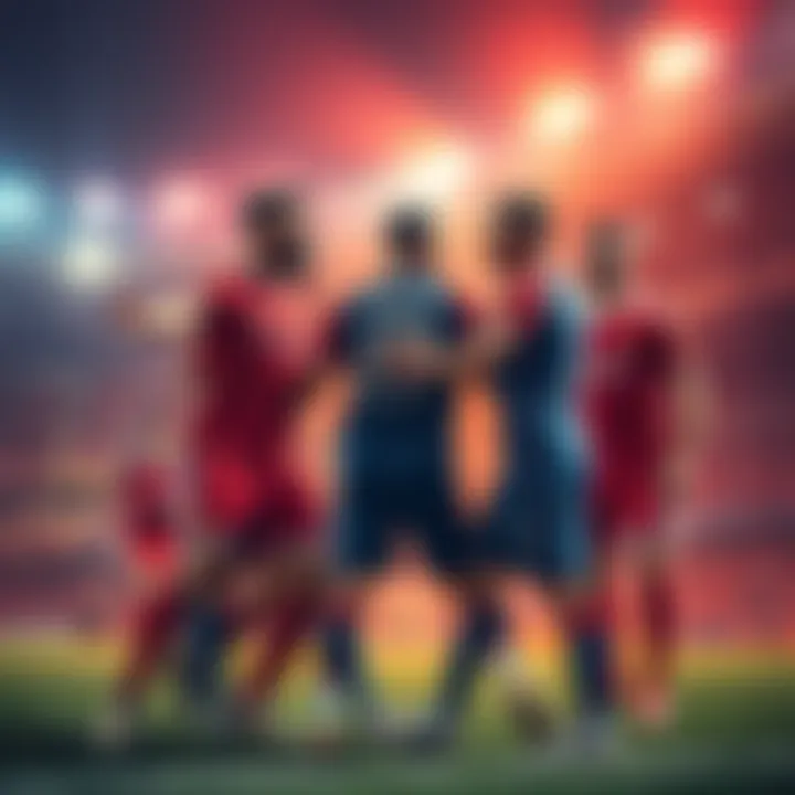 FCSB players celebrating a goal during the derby against Dinamo Buchareste