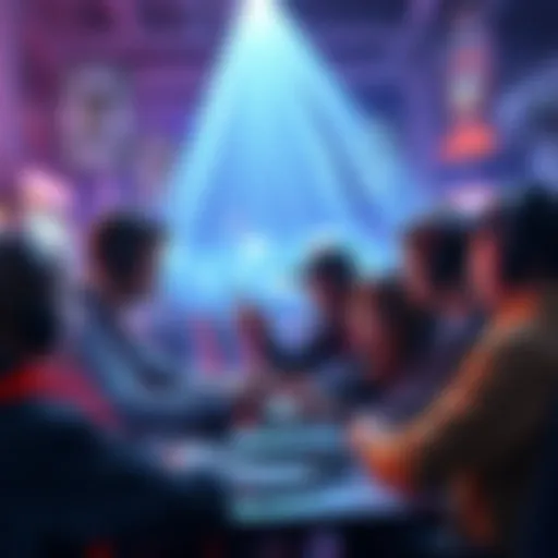 A group of gamers discussing the FencerGG freeroll password on a forum, showing excitement and camaraderie.