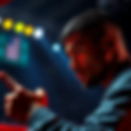 A person reviewing fight night betting options with a focus on Khalil for a parley bet.