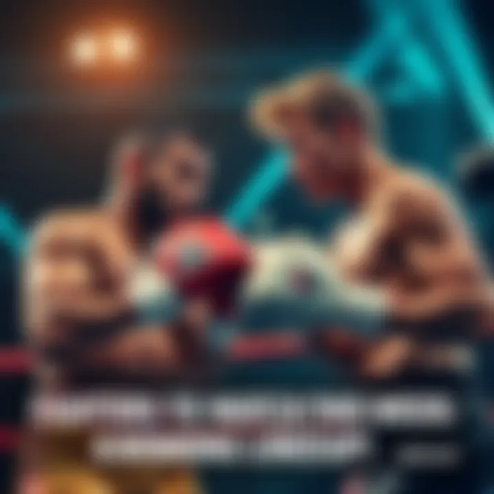Fighters preparing for matches, highlighting Belal Muhammad and Manon Fiorot, with an energetic atmosphere