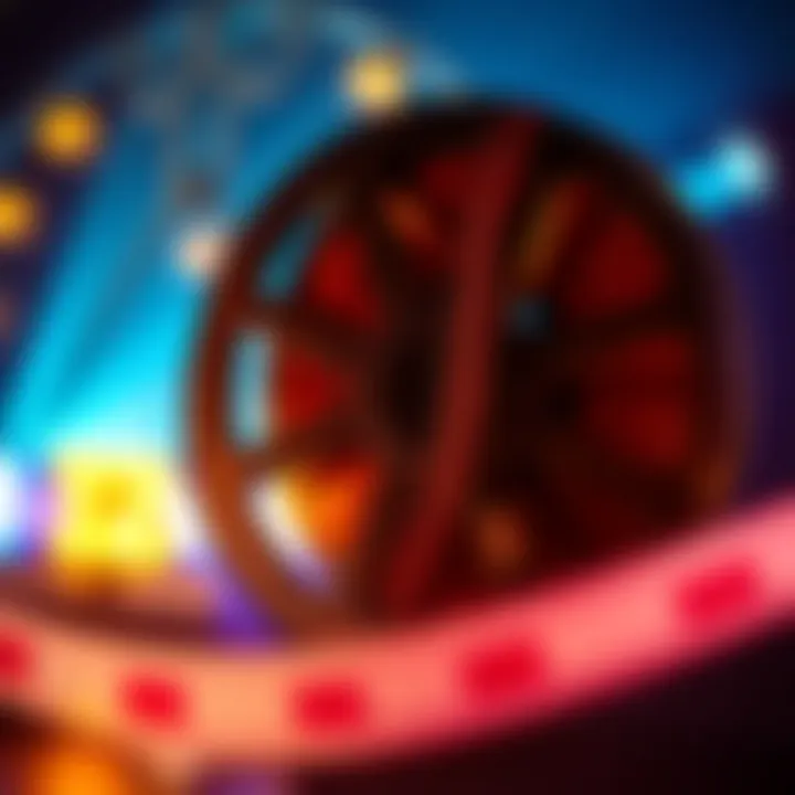 A film reel with a $2 sign, representing affordable movie access and social justice themes in cinema