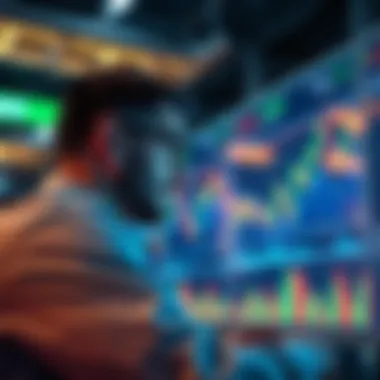 A person looking at financial charts and considering investment options