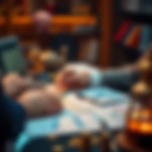 Financial Planning for the Future A person calculating savings and investments with a laptop and financial documents on the table