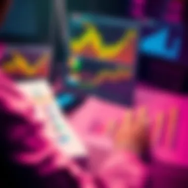 A person analyzing financial graphs and charts to improve income