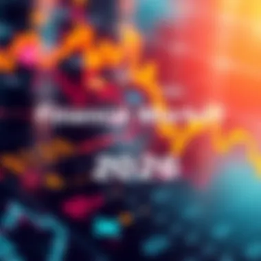 Financial Market Trends 2026 Overview of financial market trends with graphs and currency symbols