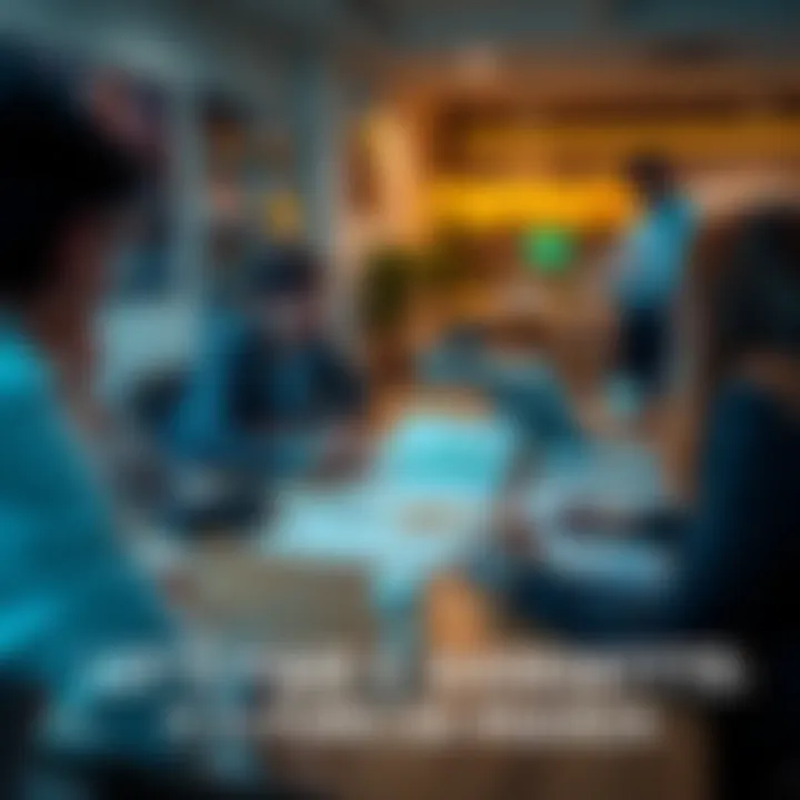 A group discussing investment strategies related to Let's Paid Gang and Gangette, with charts and graphs on a table