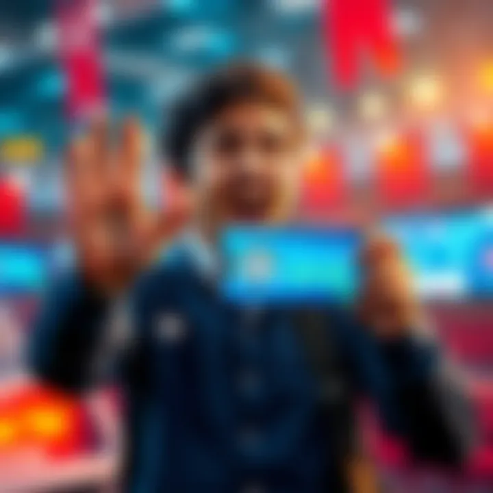 A person celebrating a small betting win with a surprised expression, holding their phone showing the winning amount.