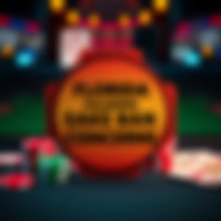 Florida Stake Ban Concerns A graphic showing a warning sign about the potential ban of Stake in Florida, with images of gambling chips and cards in the background.