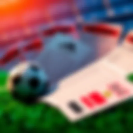 Football and Tennis Betting Options A selection of football and tennis betting slips representing various options for a parlay bet.