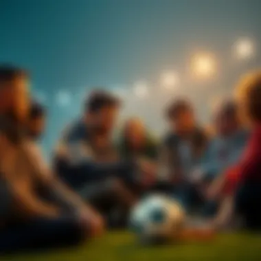 Football Betting Discussion A group of people sharing football betting tips and strategies online