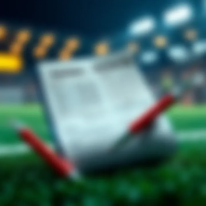 Football Betting Tips A football betting slip with strategic notes and analysis for NCAAF games on September 25, 2026.