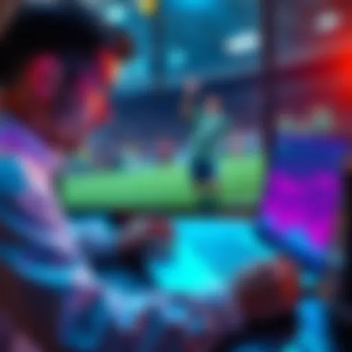 A football analyst reviewing game data on a laptop before a match, with charts and stats visible on the screen.