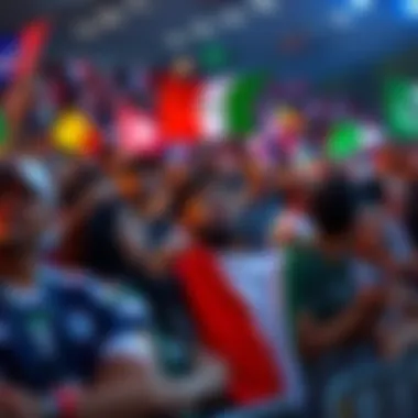France vs Senegal Match Preview Fans anticipating the France vs Senegal match with flags and team colors
