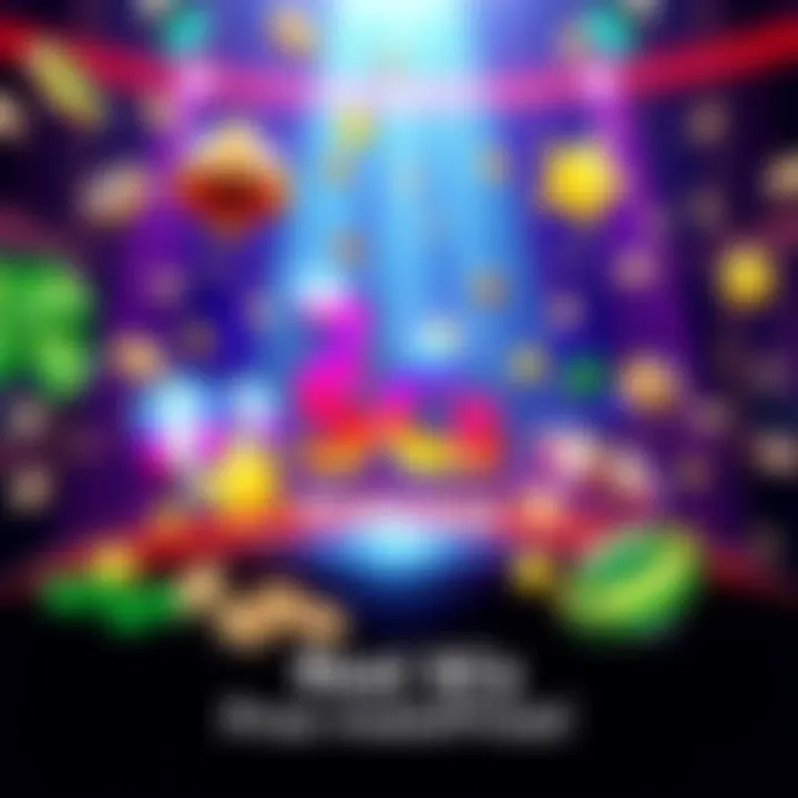 A colorful graphic featuring symbols of luck and gaming, promoting 2 free SCs on RealPrize